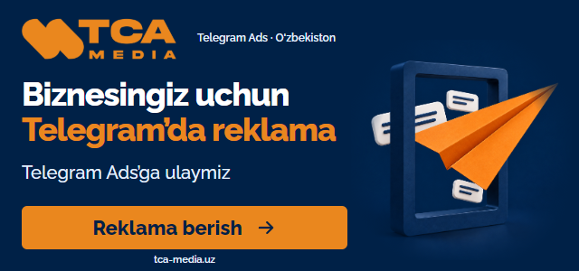Biznesingiz uchun Telegram’da reklama · TCA Media
