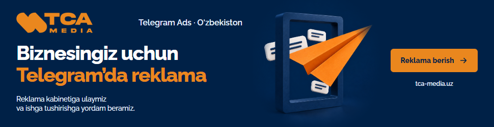 Biznesingiz uchun Telegram’da reklama · TCA Media